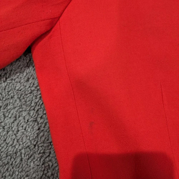 J.Crew Regent Wool Blazer Vibrant Red Orange Size 0 - Picture 8 of 10